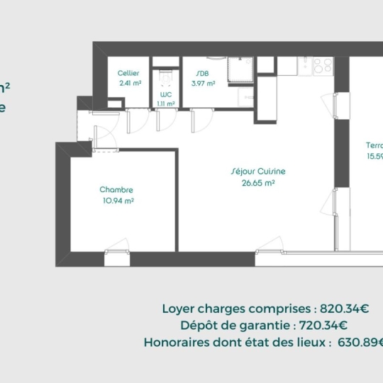  Annonces CRAPONNE : Appartement | FEYZIN (69320) | 49 m2 | 820 € 